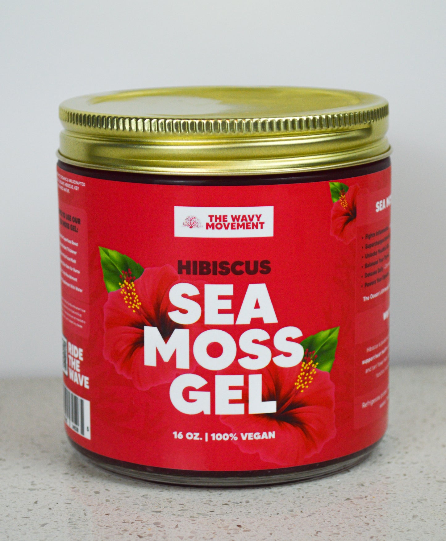 Organic Hibiscus & Key Lime Sea Moss Gel Infusion