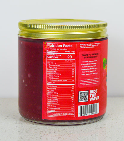 Organic Hibiscus & Key Lime Sea Moss Gel Infusion