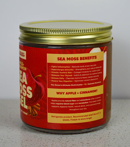 Organic Apple & Cinnamon Sea Moss Gel Infusion