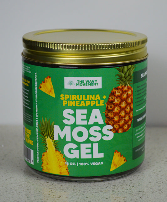 Organic Spirulina & Pineapple Sea Moss Gel Infusion